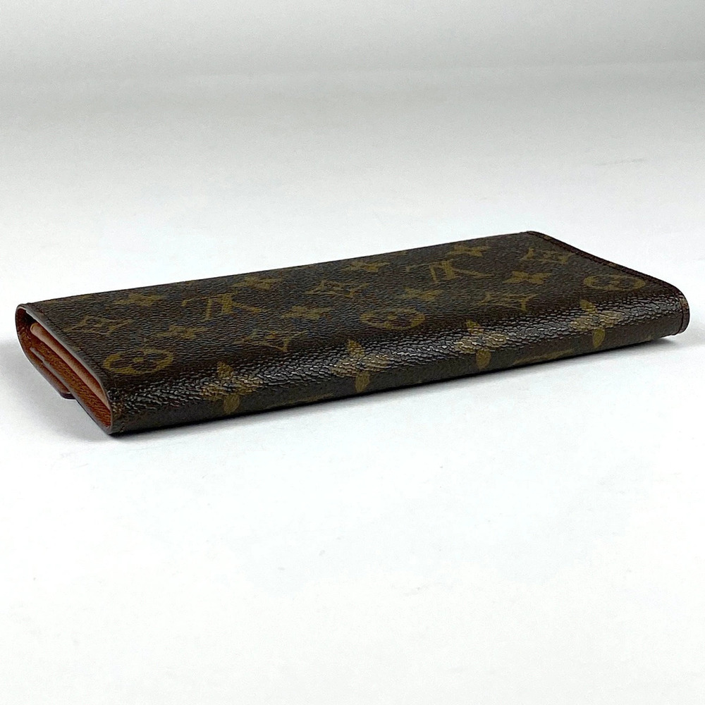 Louis Vuitton Porte Monnaie fold Wallet Long Credit Bi Wallet Billfold